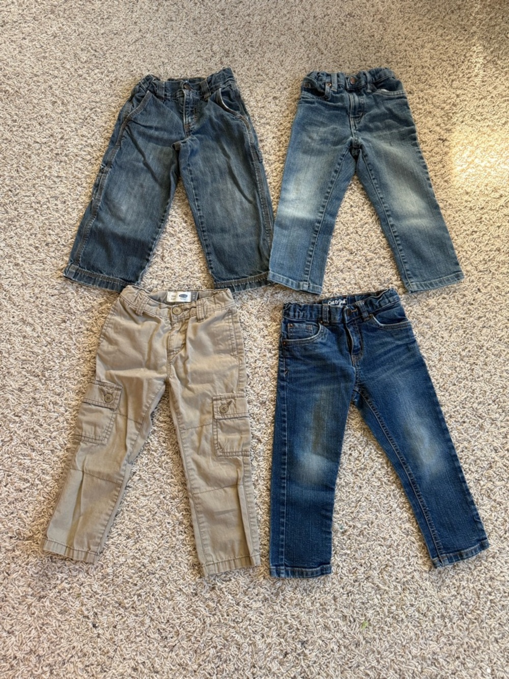 Lot of 4 Boys Pants 3T